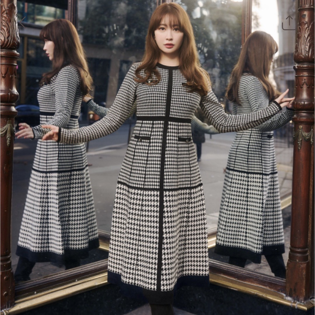 Herlipto Montaigne Knit Long Dress