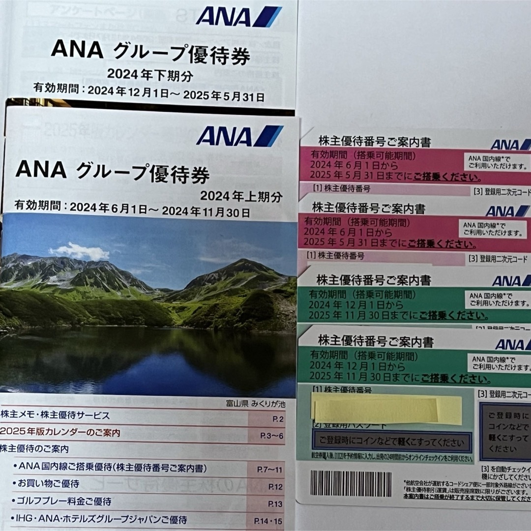 ANA 株主優待券 チケットの乗車券/交通券(航空券)の商品写真