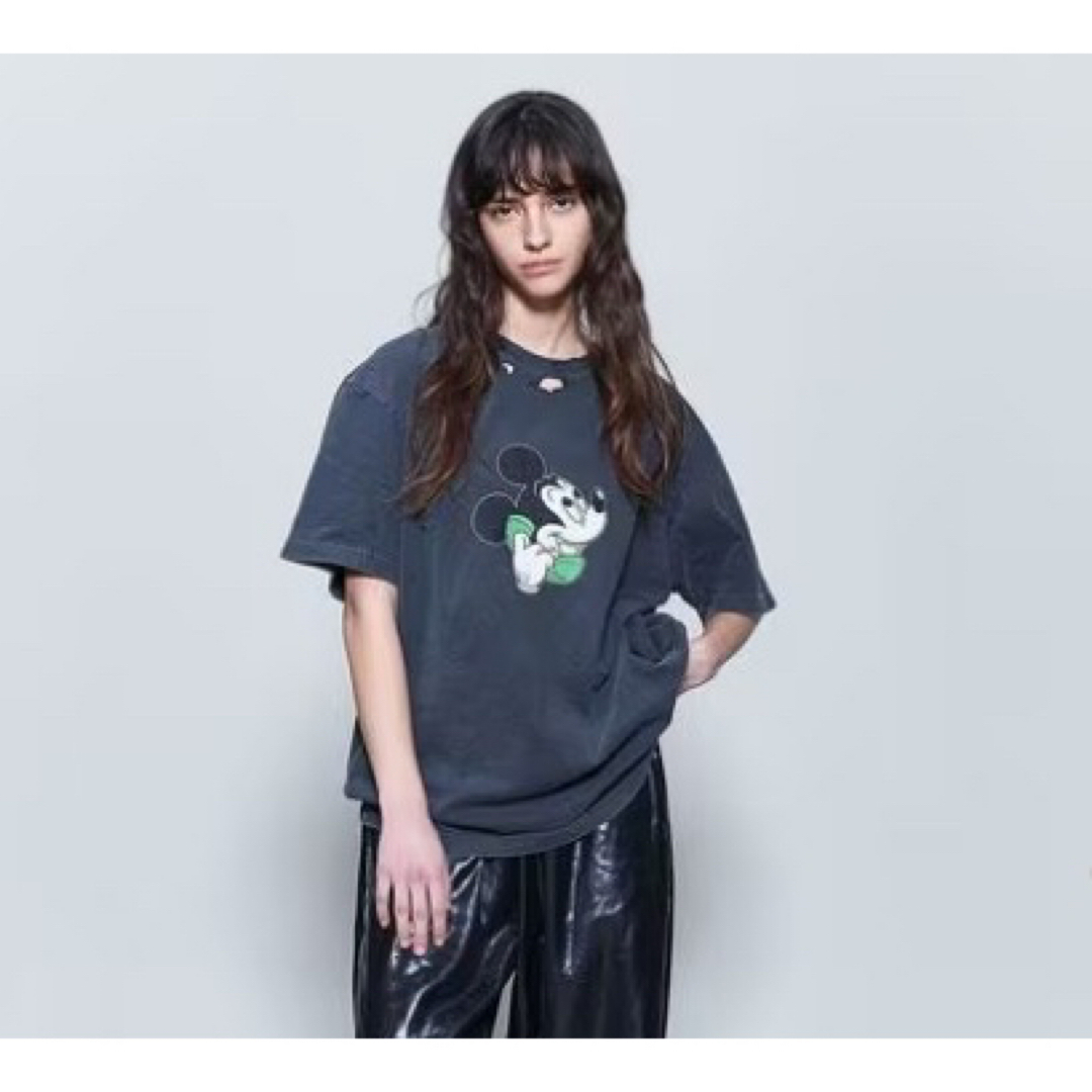 6 (ROKU) - 新品未使用タグ付き <6(ROKU)>MICKEY/Tシャツの 6 (ROKU) - 新品未使用タグ付き <6(ROKU)>MICKEY/Tシャツの
