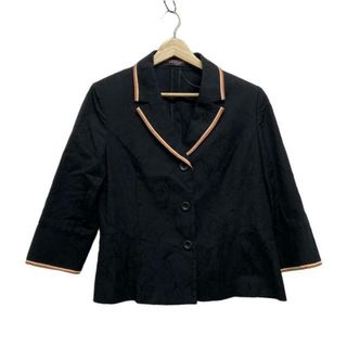 LEONARD - LEONARD(レオナール) ジャケット サイズ13AR美品 - 黒 LEONARD - LEONARD(レオナール) ジャケット サイズ13AR美品 - 黒