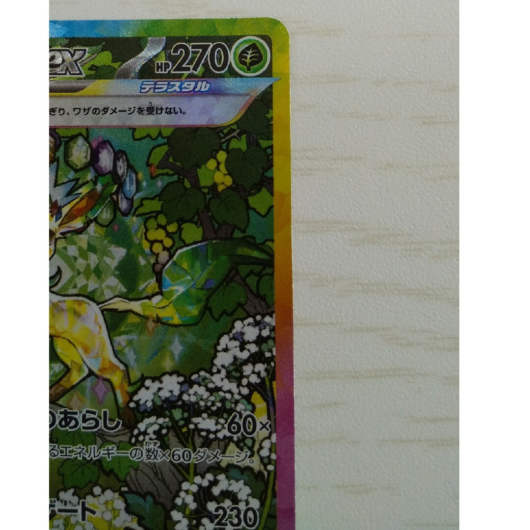 リーフィアex SAR(テラスタルフェス) トレーディングカード リーフィアex SAR(テラスタルフェス) トレーディングカード