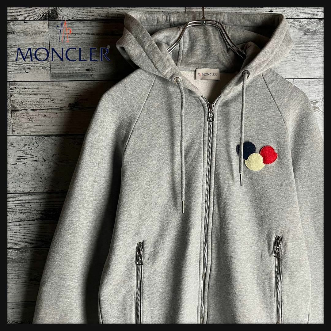 MONCLER - 【人気デザイン】モンクレール☆ トリコロール MONCLER - 【人気デザイン】モンクレール☆ トリコロール