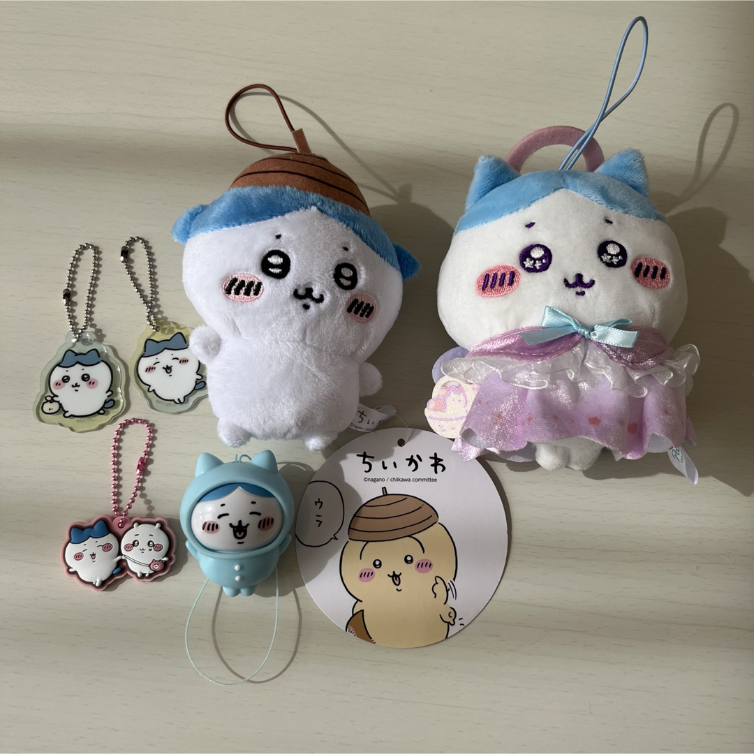 ちいかわ(チイカワ)のハチワレ グッズ まとめ売り エンタメ/ホビーのおもちゃ/ぬいぐるみ(キャラクターグッズ)の商品写真