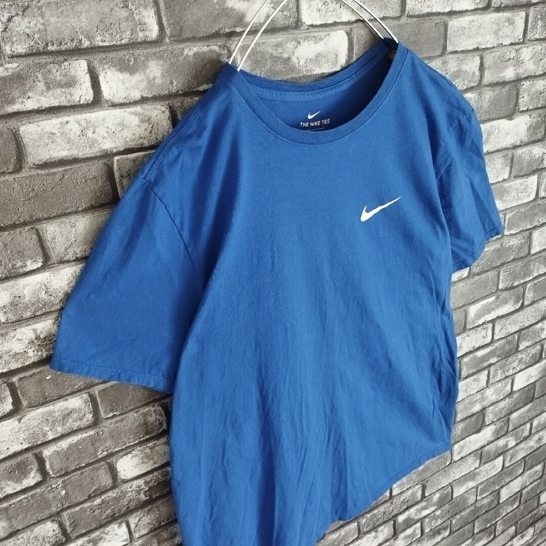 NIKE(ナイキ)のNIKE スウッシュ ワンポイント オーバーサイズ ナイキ tシャツTシャツ 青 メンズのトップス(Tシャツ/カットソー(半袖/袖なし))の商品写真