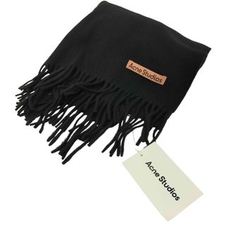 Acne Studios - フリンジウールスカーフ オートミールメランジの Acne Studios - フリンジウールスカーフ オートミールメランジの