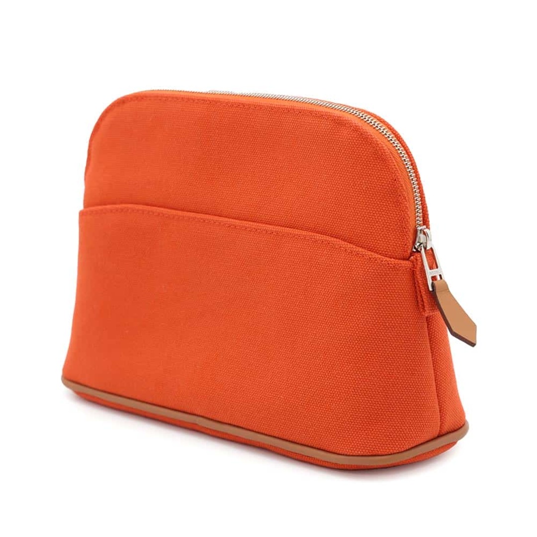 HERMES - エルメス ポーチ ボリードポーチ ミニ オレンジ HERMES - エルメス ポーチ ボリードポーチ ミニ オレンジ