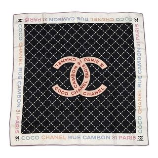 CHANEL(バンダナ/スカーフ ・ ブラック/黒色系)のフリマ CHANEL(バンダナ/スカーフ ・ ブラック/黒色系)のフリマ