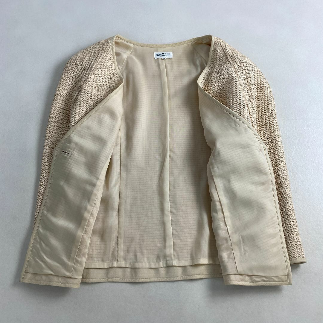 【超ポイント祭?期間限定】 GIVENCHY 大きいサイズ ノーカラージャケット ジバンシー - ジャケット・アウター