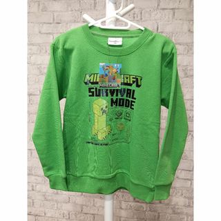 150 新品　マイクラ　裏起毛　暖か　 トレーナー　クリーパー 　子供　男の子　(Tシャツ/カットソー)