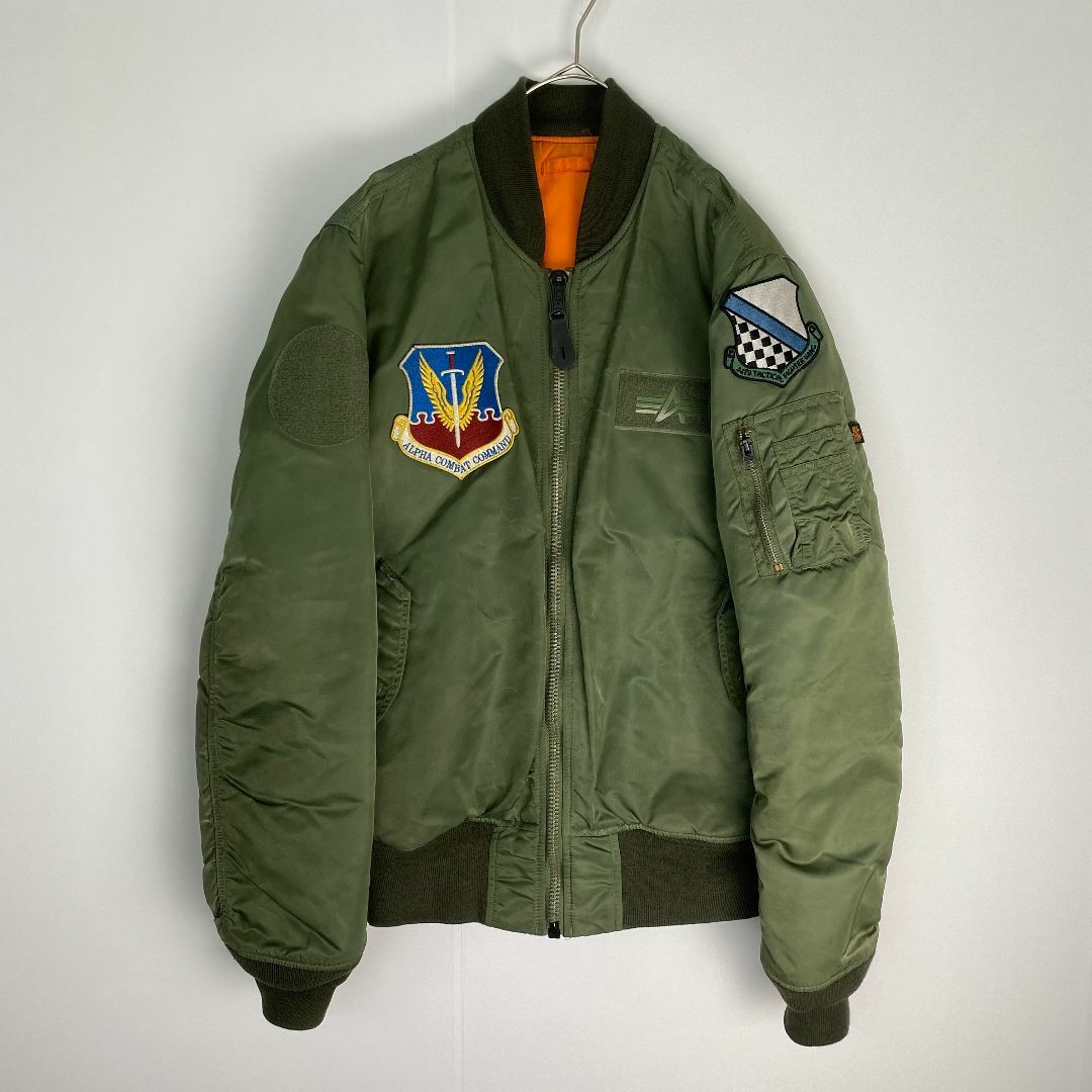 ALPHA INDUSTRIES - アルファインダストリーズ　フライトジャケット　　MA-1 リバーシブル