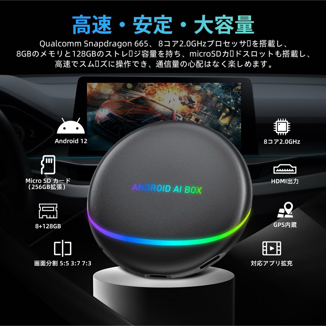 💥新製品-公式先行販売💥Ottocast PICASOU 3 CarPlay AI Box