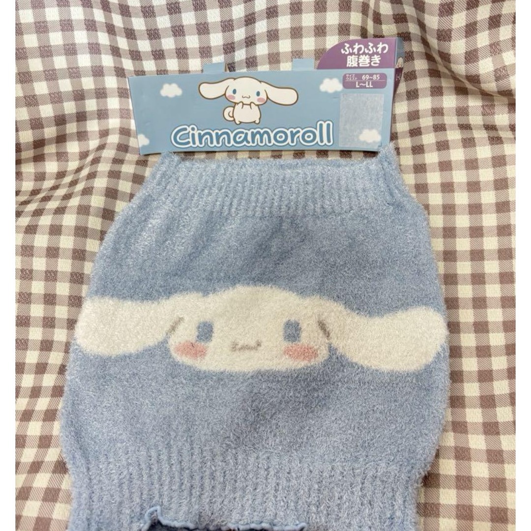 サンリオ(サンリオ)の【新品】サンリオ シナモロール ふわふわ腹巻 M〜L レディースの下着/アンダーウェア(アンダーシャツ/防寒インナー)の商品写真