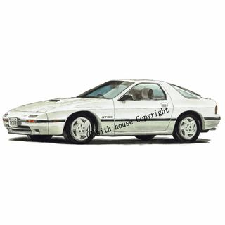 マツダ(マツダ)のNC-1148サバンナRX-7 GT限定版画サイン有額装●作家平右ヱ門(カタログ/マニュアル)