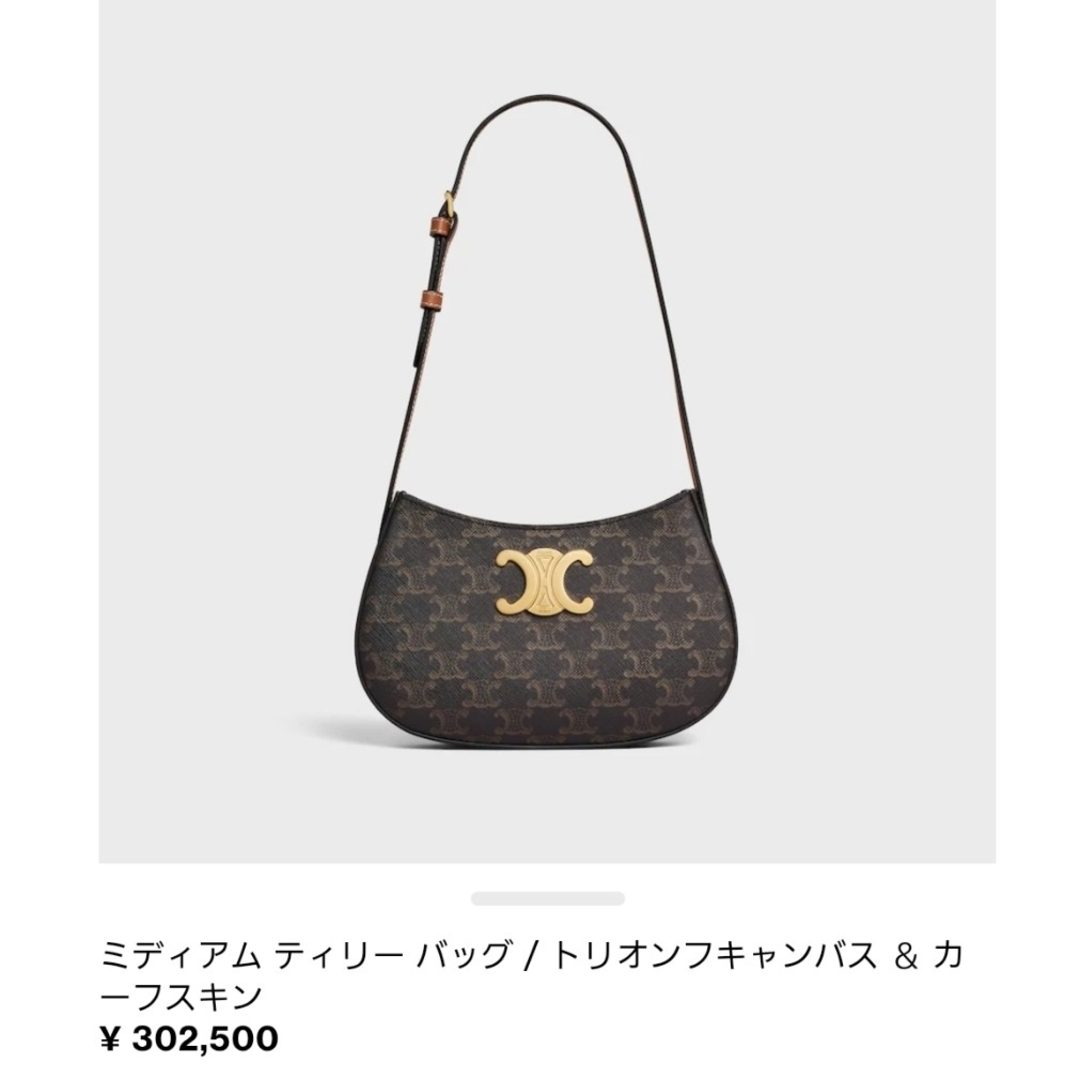 CELINE - 未使用【セリーヌ】ミディアム ティリー バッグ CELINE - 未使用【セリーヌ】ミディアム ティリー バッグ