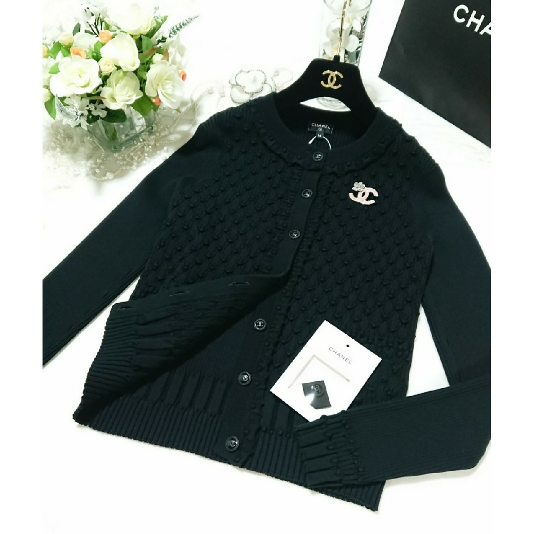 CHANEL - シャネル❤️ロゴボタン❤️リトルブラック CHANEL - シャネル❤️ロゴボタン❤️リトルブラック