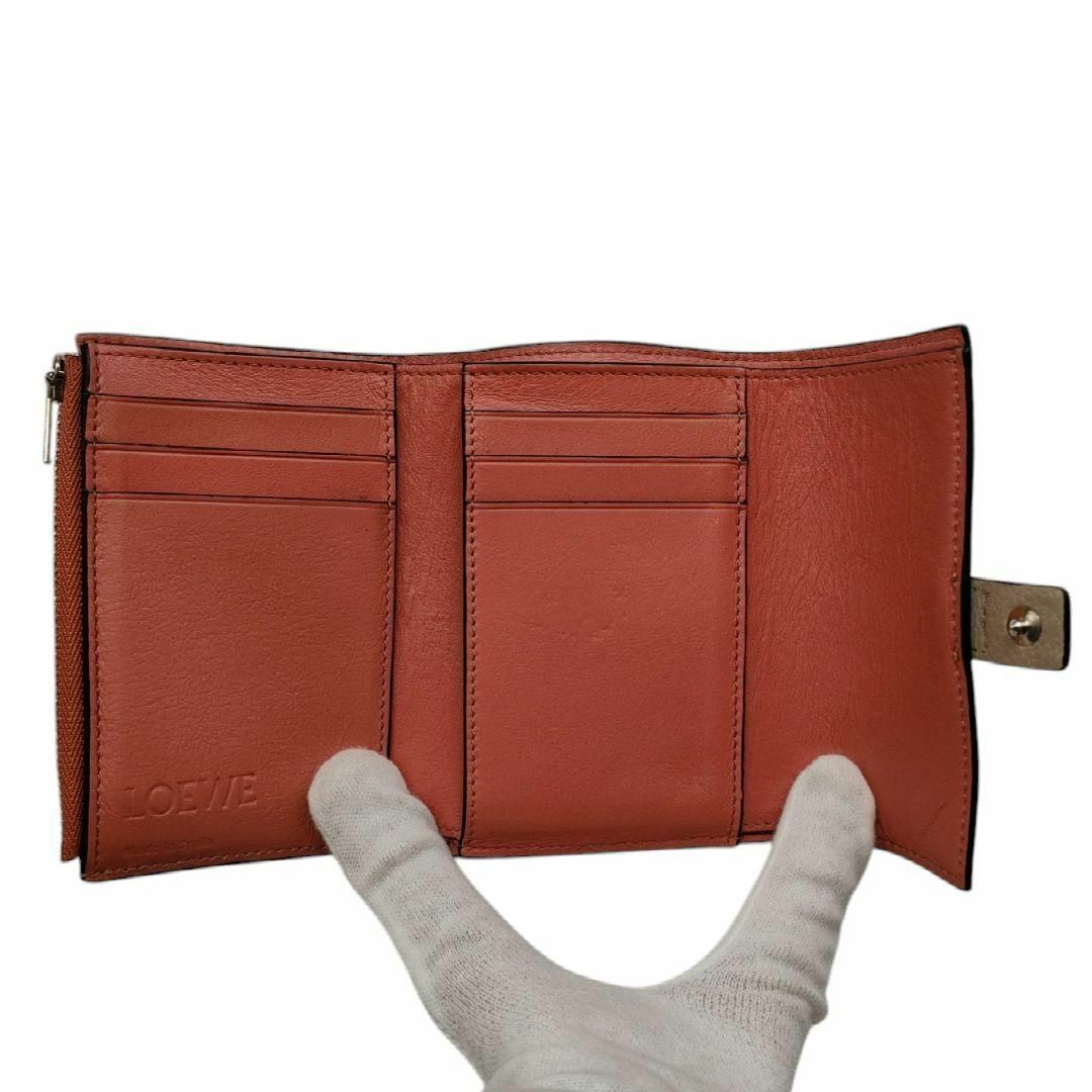 LOEWE - ロエベ 三つ折り財布 スモールバーティカルウォレット LOEWE - ロエベ 三つ折り財布 スモールバーティカルウォレット