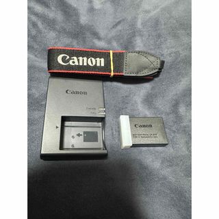 キヤノン(Canon)の純正品 CANON バッテリー LP-E17 LC-E17 ストラップ(バッテリー/充電器)