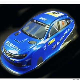 ラジコン　スバル ボディ　⑤　ドリパケ　TT01 TT02　インプレッサ　タミヤ(ホビーラジコン)