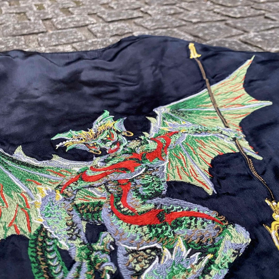 DENIME - DENIME SHINS期 刺繍 リバーシブル スカジャン 天使と DENIME - DENIME SHINS期 刺繍 リバーシブル スカジャン 天使と