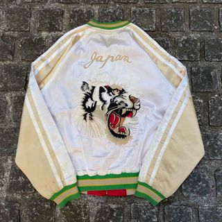VINTAGE - 希少☆90s スカジャン リバーシブル 龍 虎 鳥 沖縄 和 VINTAGE - 希少☆90s スカジャン リバーシブル 龍 虎 鳥 沖縄 和