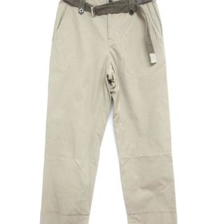 sacai - 1 ネイビー SACAI 25SS Cotton Chino Pants サカイの sacai - 1 ネイビー SACAI 25SS Cotton Chino Pants サカイの