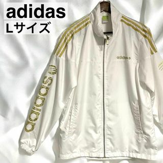 adidas(ナイロンジャケット ・ ゴールド/金色系)のフリマ adidas(ナイロンジャケット ・ ゴールド/金色系)のフリマ