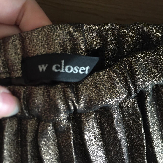 w closet(ダブルクローゼット)のw closet ラメ スカート レディースのスカート(ひざ丈スカート)の商品写真