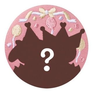サンリオ(サンリオ)のサンリオキャラクターズ　刺繍缶バッジビスケット３　１５.マイメロディ＆クロミ(バッジ/ピンバッジ)