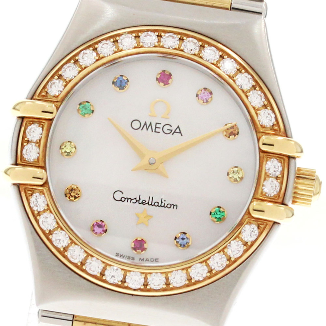 OMEGA - オメガ OMEGA 1367.79 コンステレーション ミニ アイリス マイチョイス ダイヤベゼル クォーツ レディース 美品 箱・保証書付き_870217