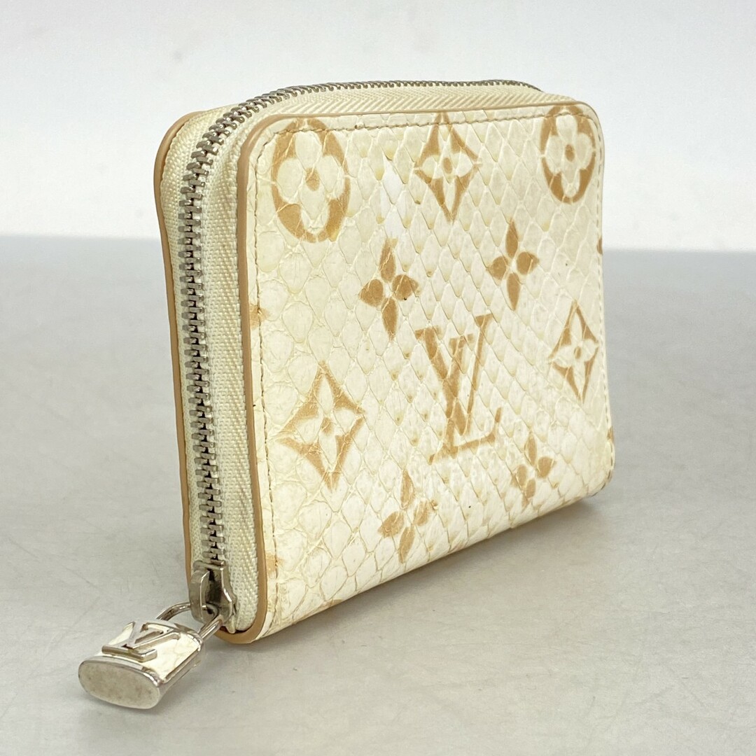 LOUIS VUITTON - 【5bd3642】ルイヴィトン コインケース モノグラム・エキゾチック ジッピーコインパース N97726 ホワイト  パイソン【中古】レディースの通販 by おたからやラクマ店｜ルイヴィトンならラクマ