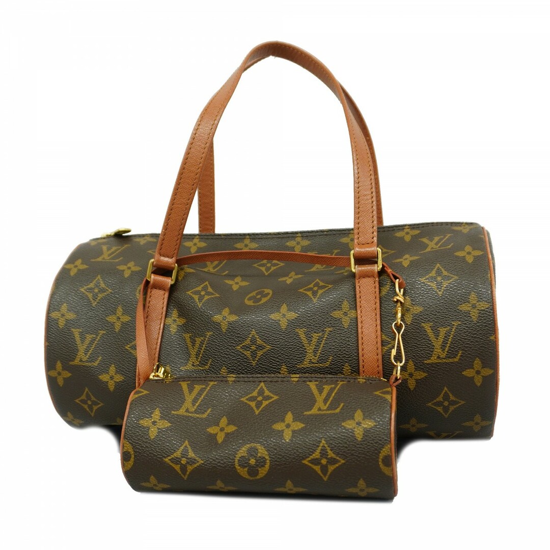 LOUIS VUITTON - 【5bd3676】ルイヴィトン ハンドバッグ モノグラム パピヨン30 M51385 ブラウン【中古】レディース