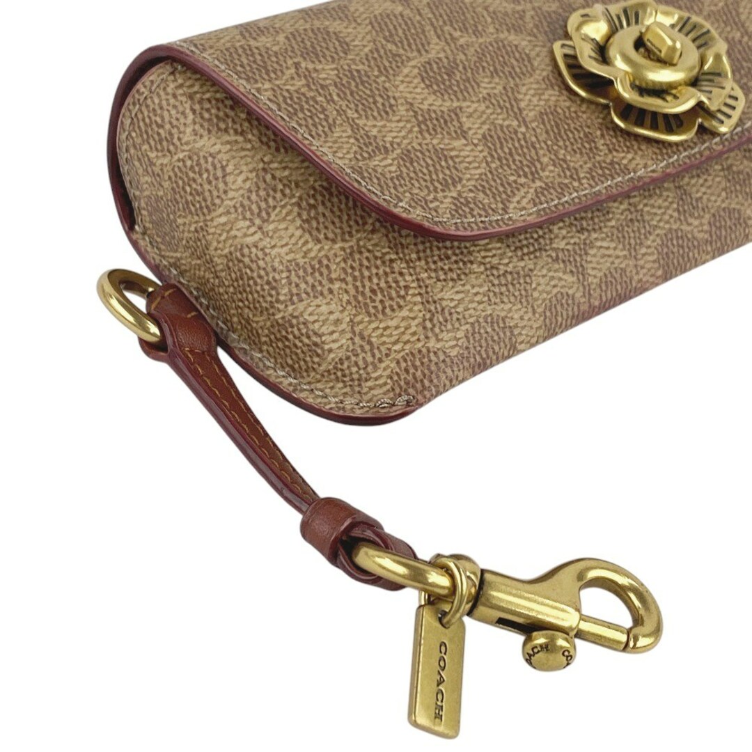 493 COACH　コーチ　レザー　メガネケース COACH - □未使用□ コーチ メガネケース フラワー アイウェア