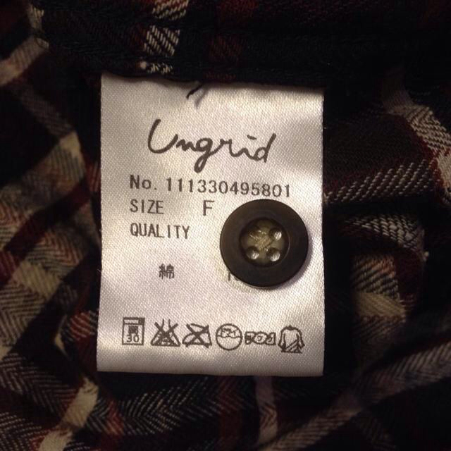 Ungrid(アングリッド)のungrid☆チェックシャツ☻ レディースのトップス(シャツ/ブラウス(長袖/七分))の商品写真