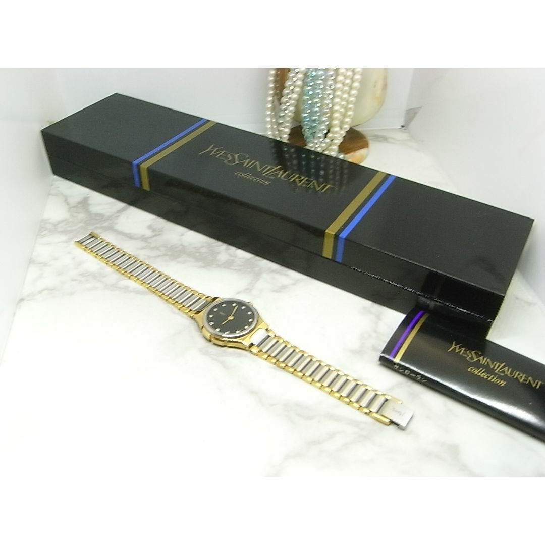 イヴサンローラン YSL ダイヤ文字盤 MADE IN FRANCE レディース イヴサンローラン YSL ダイヤ文字盤 MADE IN FRANCE レディース