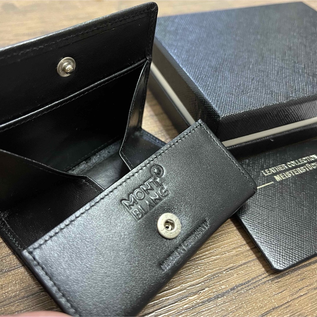 ✨美品✨ MONTBLANC モンブラン コインケース 小銭入れ ブラック ✨美品✨ MONTBLANC モンブラン コインケース 小銭入れ ブラック