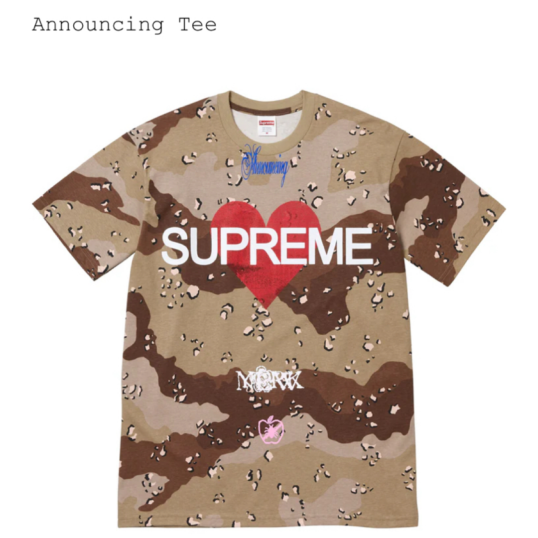 品質が Lサイズ Supreme Announcing Tee トップス