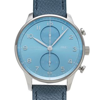 アイダブリューシー(IWC)の中古 IWC IW371626 ホライゾンブルー メンズ 腕時計(腕時計(アナログ))