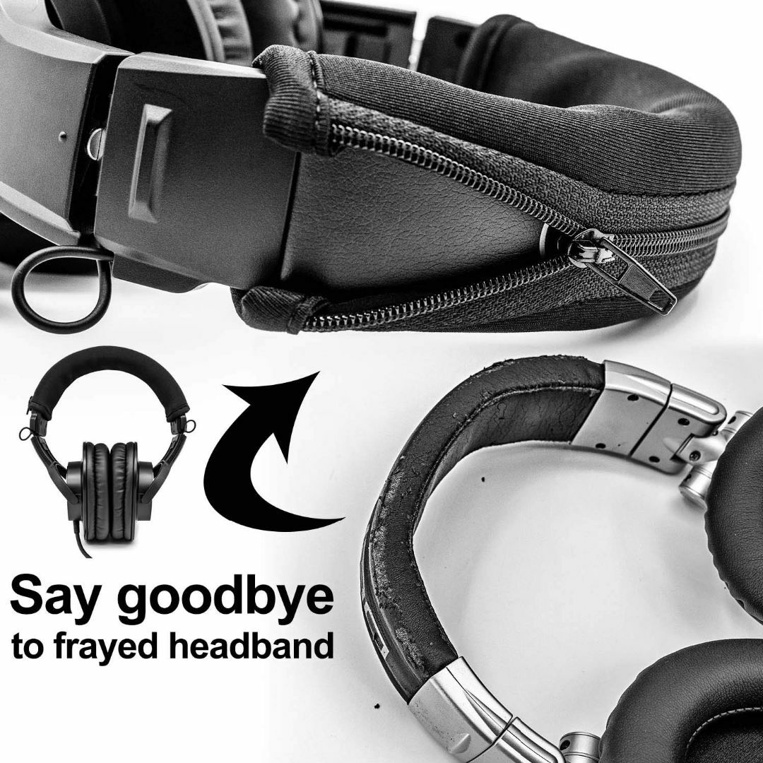【色:ブラック】交換用ヘッドバンドカバー ATH M50X M50 M40X M その他のその他(その他)の商品写真