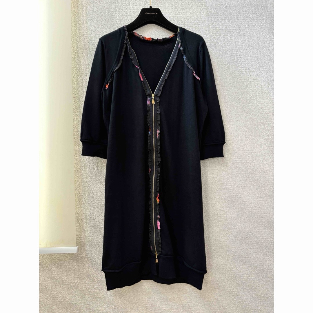 定期入れの LOUIS VUITTON - LOUIS VUITTON ニットワンピース L size 黒の通販 by とみちゃん's shop|ルイヴィトン ならラクマ ワンピース