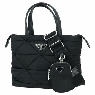 PRADA - プラダ ヴィンテージ ショルダーバッグ ブラック PRADA - プラダ ヴィンテージ ショルダーバッグ ブラック