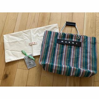 MARNI(かごバッグ/ストローバッグ ・ ホワイト/白色系)の MARNI(かごバッグ/ストローバッグ ・ ホワイト/白色系)の