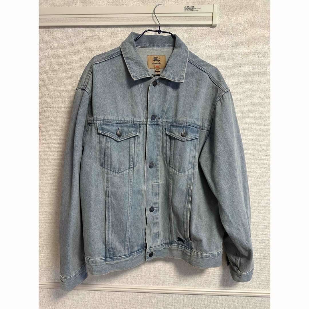 Supreme - supreme burberry デニムジャケット Lの通販 by Supreme - supreme burberry デニムジャケット Lの通販 by