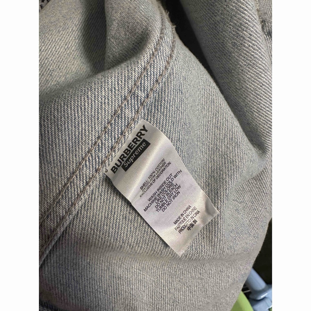 Supreme - supreme burberry デニムジャケット Lの通販 by Supreme - supreme burberry デニムジャケット Lの通販 by
