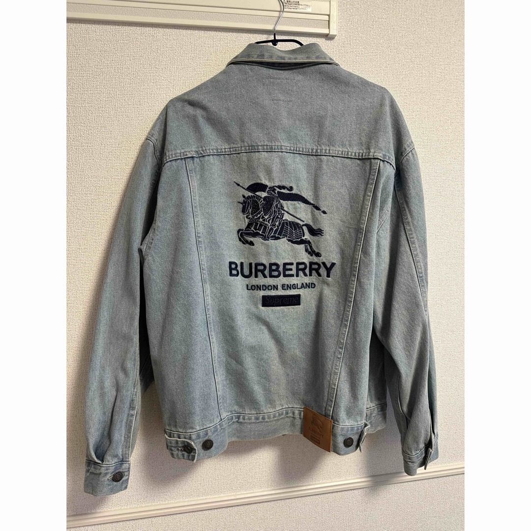 Supreme - supreme burberry デニムジャケット Lの通販 by Supreme - supreme burberry デニムジャケット Lの通販 by