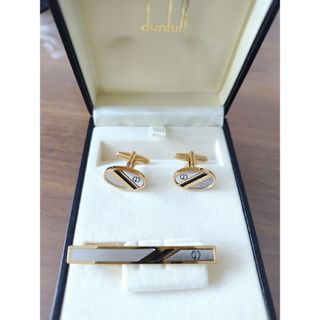 Dunhill - 正規レア ダンヒル dエンブレムロゴ 3連リング装飾 Dunhill - 正規レア ダンヒル dエンブレムロゴ 3連リング装飾