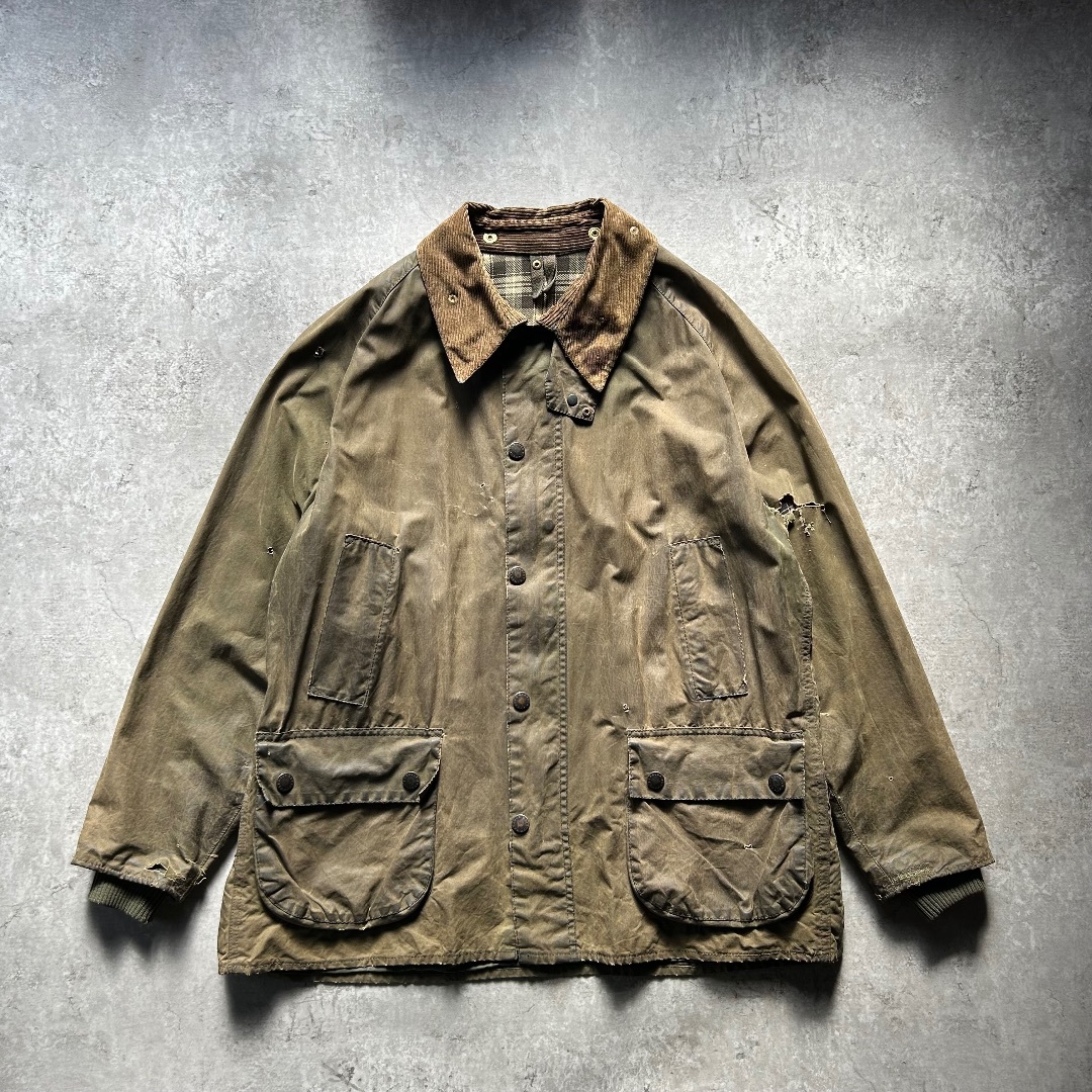Barbour - barbour バブアー オイルドジャケット オリーブ L相当