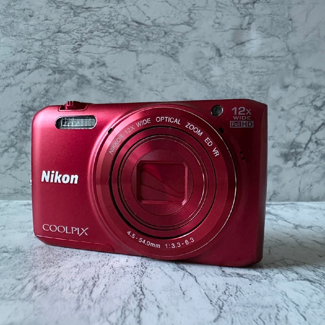 美品 Nikon Coolpix S6800 コンパクトデジタルカメラ レッド 美品 Nikon Coolpix S6800 コンパクトデジタルカメラ レッド