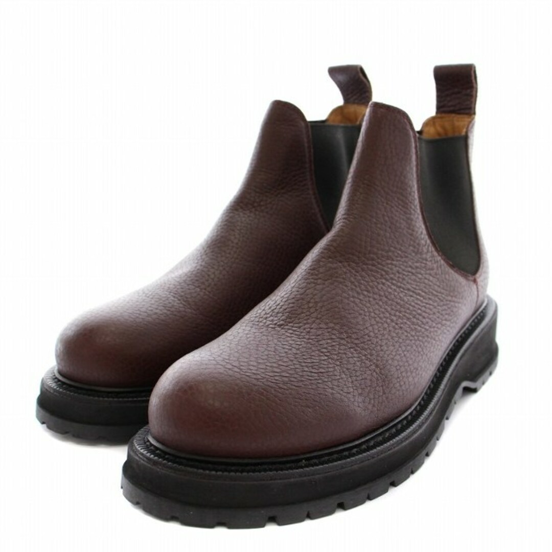 BUTTERO - ブッテロ サイドゴアブーツ レザー 43 29.0cm 茶 黒 BUTTERO - ブッテロ サイドゴアブーツ レザー 43 29.0cm 茶 黒