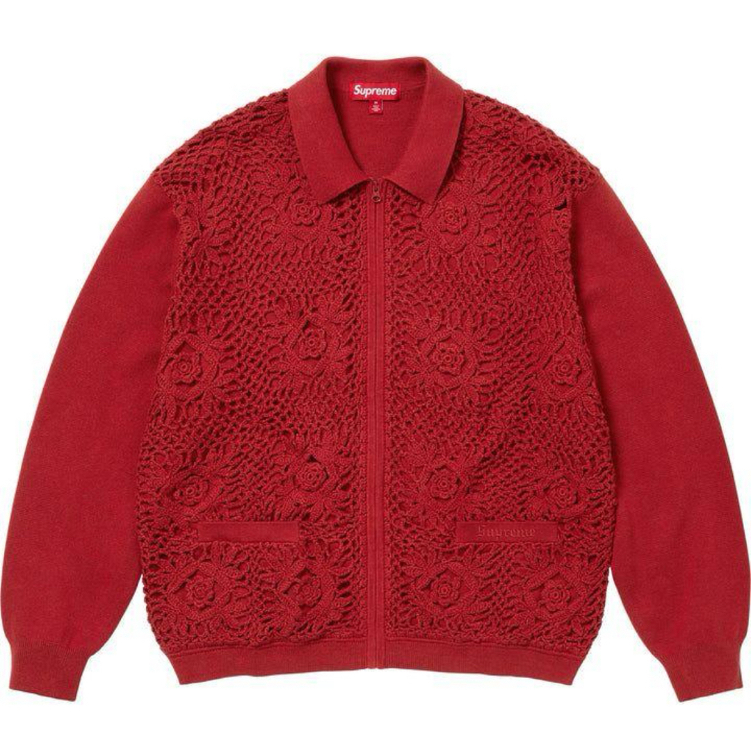 Supreme - Supreme 25SS Crochet Zip up cardiganの通販 by Supreme - Supreme 25SS Crochet Zip up cardiganの通販 by