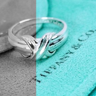Tiffany & Co. - ティファニー 美品 ナローリング チタン 1837 Tiffany & Co. - ティファニー 美品 ナローリング チタン 1837